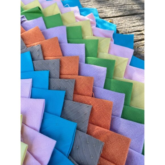 Vintage 1960s Linen Fabric Pleated Rag Accent Oval Rug MOD - Picture 6 of 16